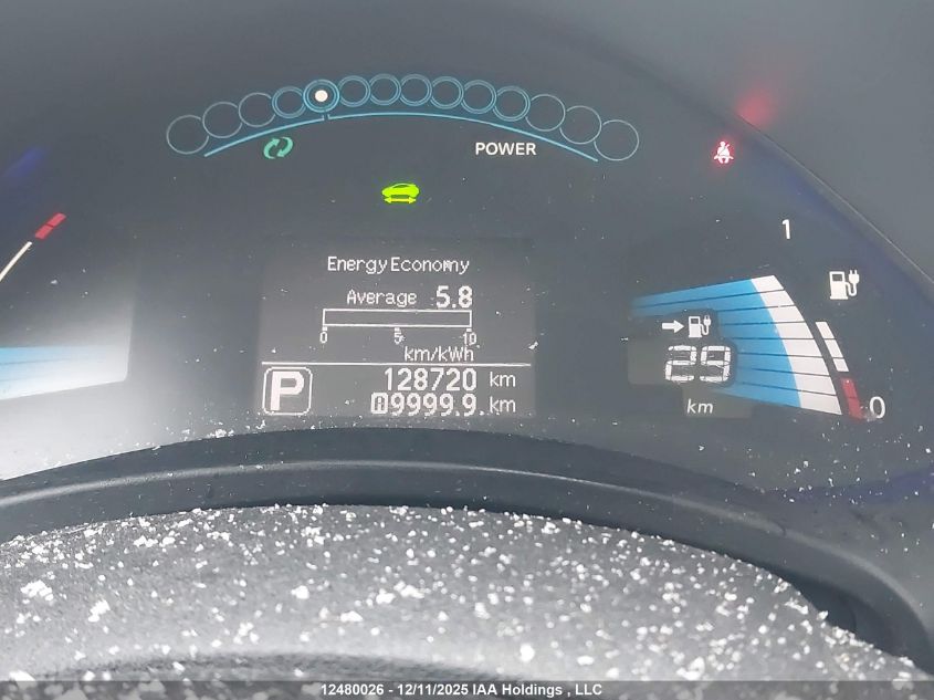 2013 Nissan Leaf Sl VIN: 1N4AZ0CP3DC404939 Lot: 12480026