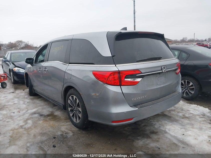 2022 Honda Odyssey Ex-L VIN: 5FNRL6H6XNB501285 Lot: 12480029
