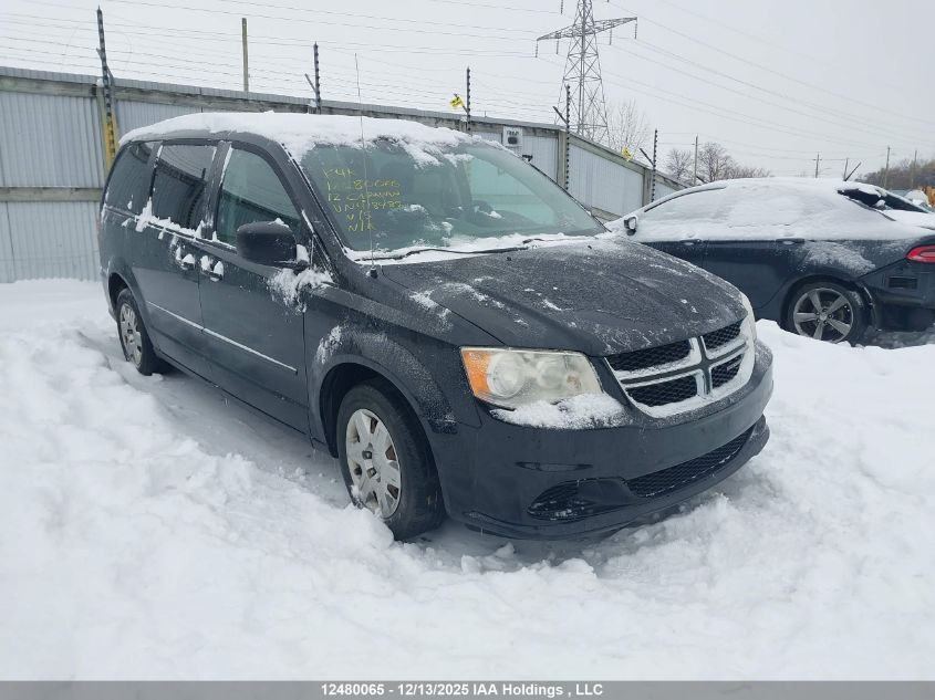 2012 Dodge Grand Caravan Se/Sxt VIN: 2C4RDGBG8CR418489 Lot: 12480065
