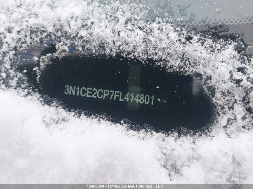 2015 Nissan Versa Note 1.6 S/1.6 Sl/1.6 Sr/1.6 Sv VIN: 3N1CE2CP7FL414801 Lot: 12480069