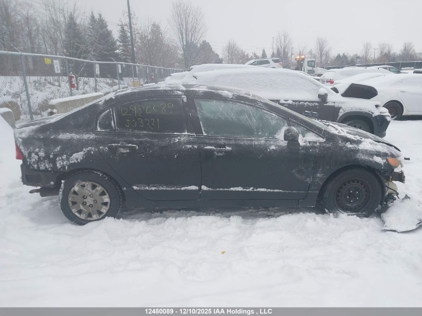 2006 Honda Civic Dx Vp VIN: 1HGFA16356L803331 Lot: 12480089