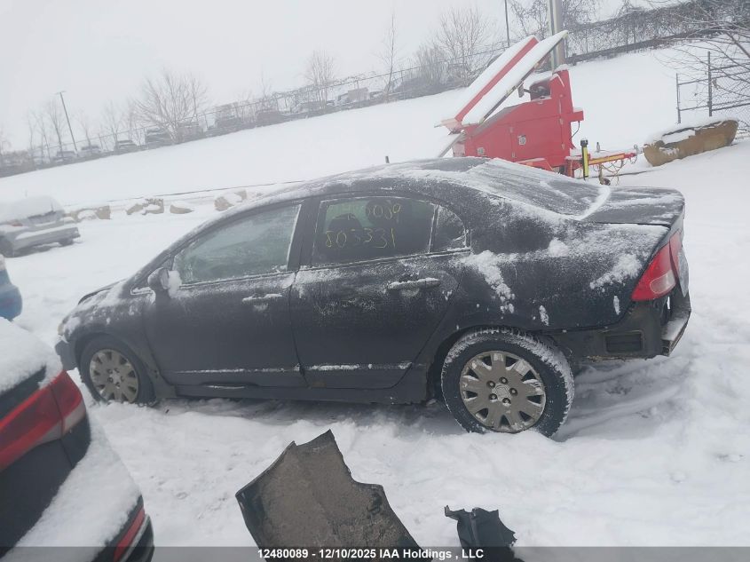 2006 Honda Civic Dx Vp VIN: 1HGFA16356L803331 Lot: 12480089