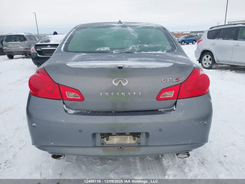 2012 Infiniti G37X VIN: JN1CV6AR6CM681280 Lot: 12480118
