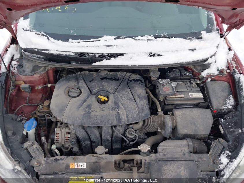 2016 Hyundai Elantra VIN: 5NPDH4AE0GH712582 Lot: 12480134