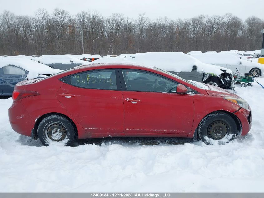 2016 Hyundai Elantra VIN: 5NPDH4AE0GH712582 Lot: 12480134