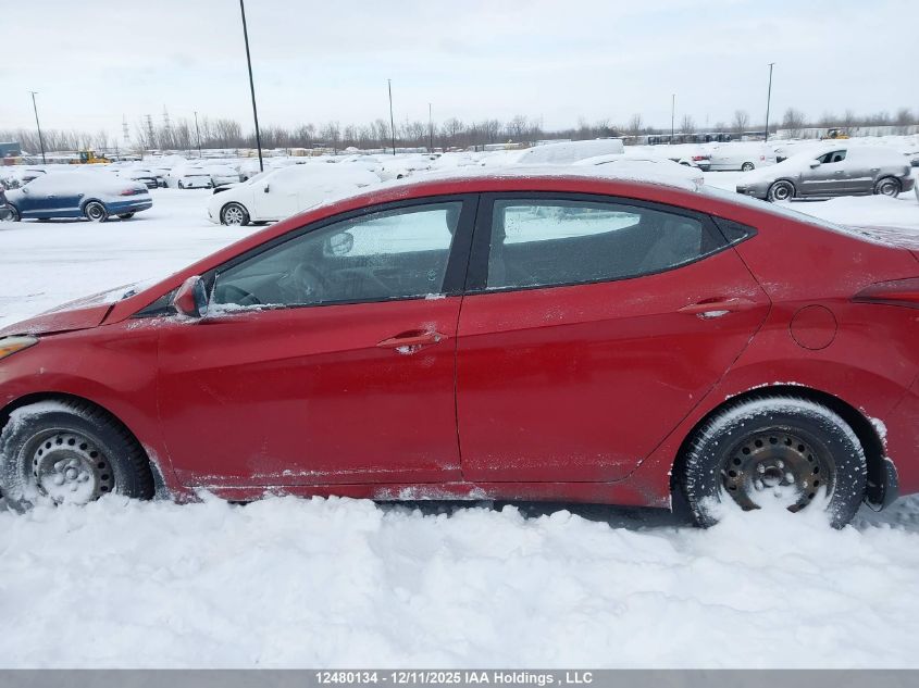 2016 Hyundai Elantra VIN: 5NPDH4AE0GH712582 Lot: 12480134
