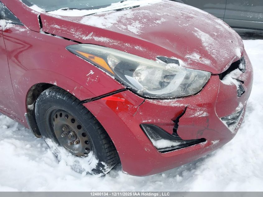 2016 Hyundai Elantra VIN: 5NPDH4AE0GH712582 Lot: 12480134