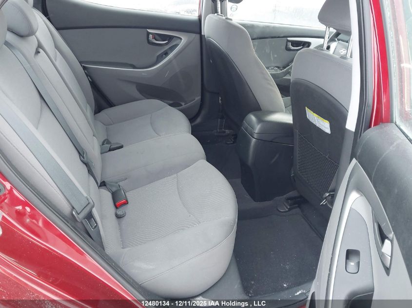 2016 Hyundai Elantra VIN: 5NPDH4AE0GH712582 Lot: 12480134