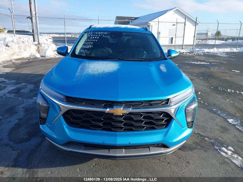 2025 Chevrolet Trax 1Lt VIN: KL77LHE29SC156888 Lot: 12480139