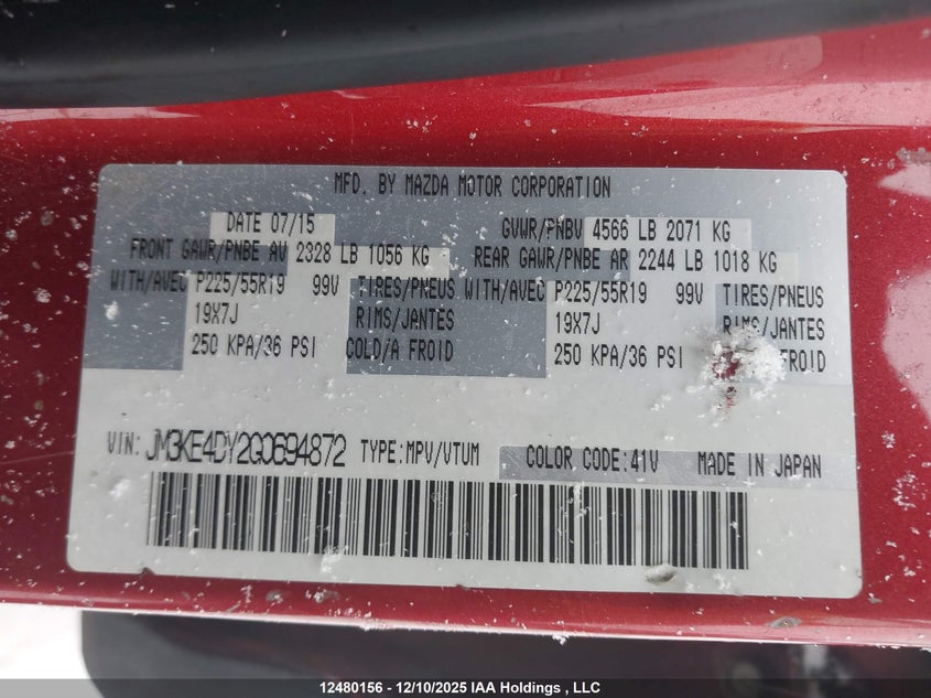JM3KE4DY2G0694872 2016 MAZDA CX-5 photo no. 9