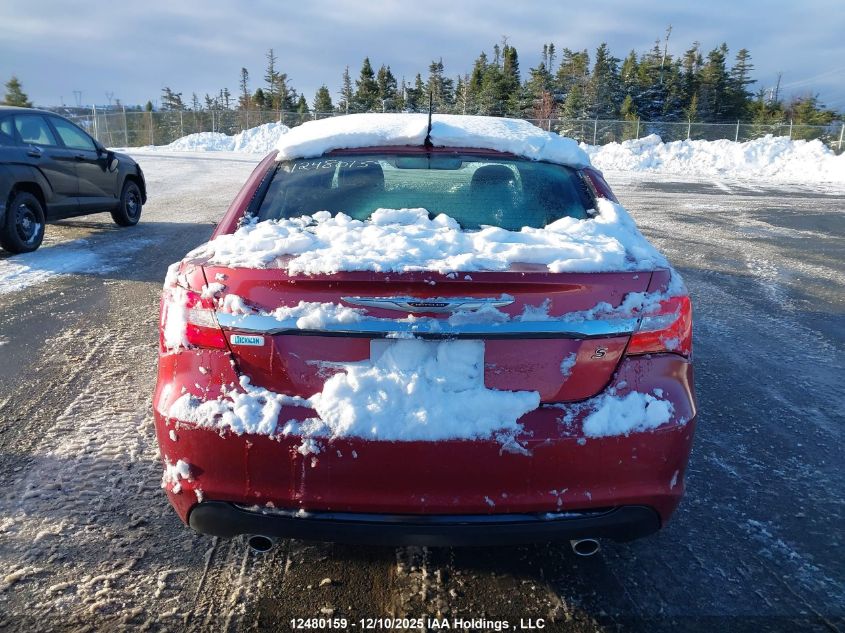 2012 Chrysler 200 S VIN: 1C3CCBHG0CN195787 Lot: 12480159