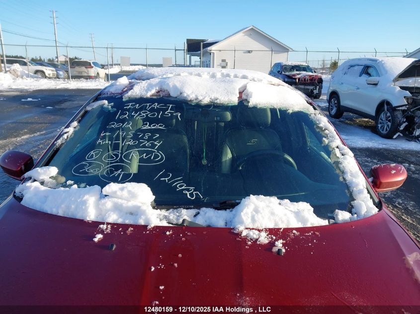 2012 Chrysler 200 S VIN: 1C3CCBHG0CN195787 Lot: 12480159