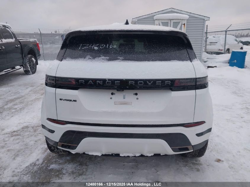 2025 Land Rover Range Rover Evoque P250 Dynamic Se VIN: SALZL2FX0SH265089 Lot: 12480166