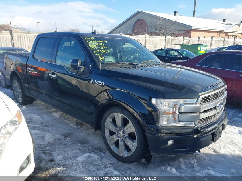 2018 Ford F-150 Limited VIN: 1FTEW1EG4JFE27311 Lot: 12480169