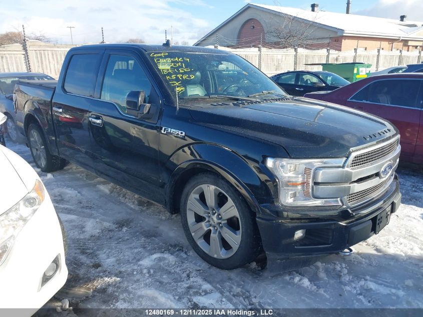 2018 Ford F-150 Limited VIN: 1FTEW1EG4JFE27311 Lot: 12480169