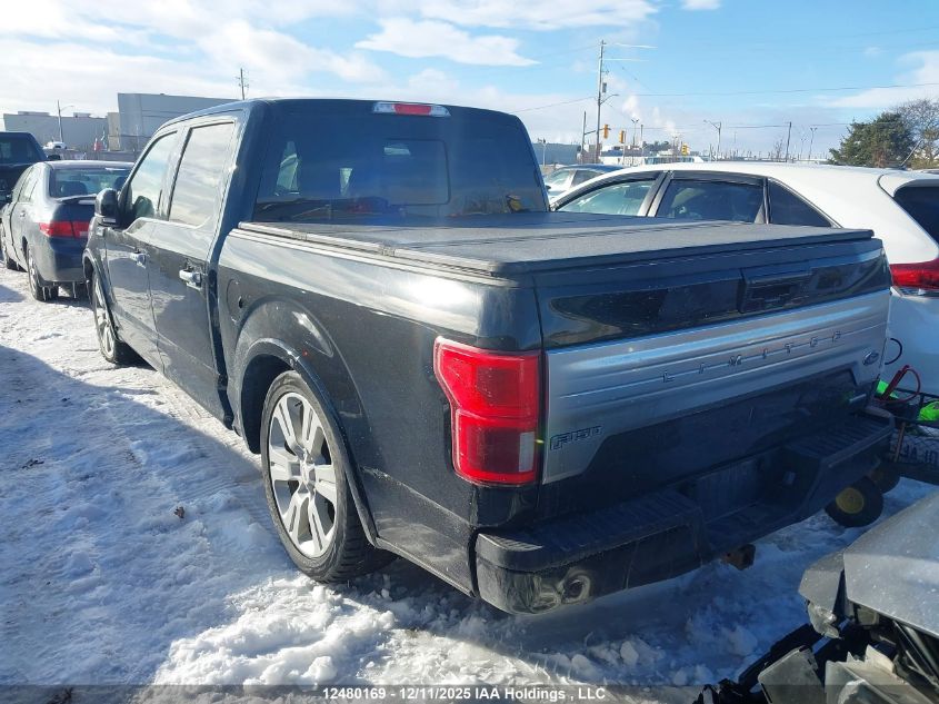 2018 Ford F-150 Limited VIN: 1FTEW1EG4JFE27311 Lot: 12480169