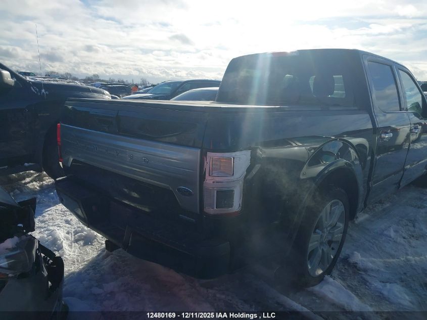 2018 Ford F-150 Limited VIN: 1FTEW1EG4JFE27311 Lot: 12480169