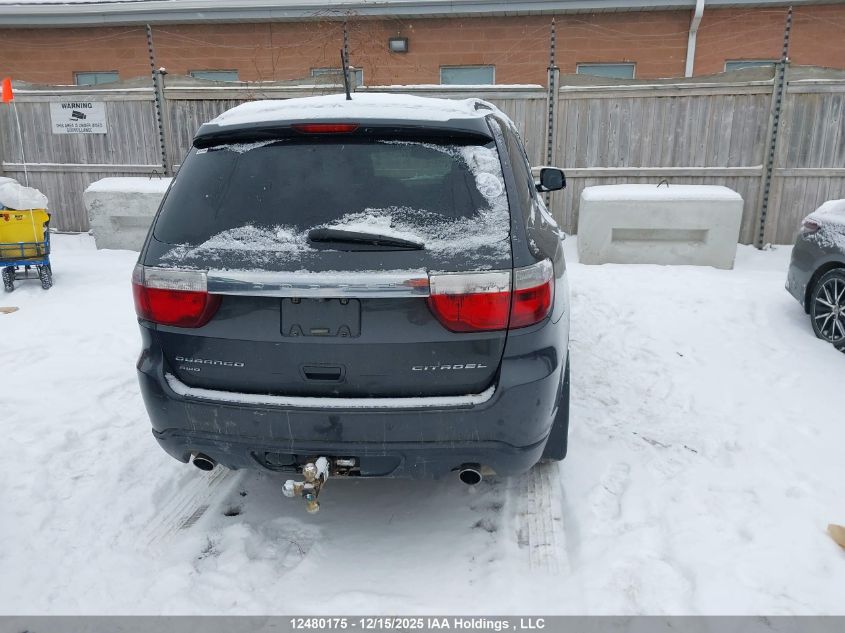 2011 Dodge Durango Citadel VIN: 1D4SE5GT3BC720744 Lot: 12480175