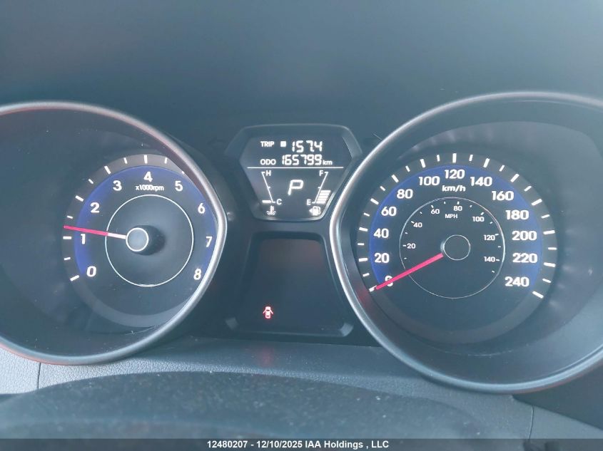 2013 Hyundai Elantra Gl VIN: 5NPDH4AE8DH396733 Lot: 12480207