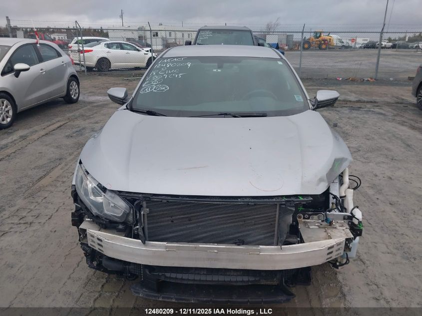 2018 Honda Civic Lx VIN: SHHFK7H24JU309295 Lot: 12480209