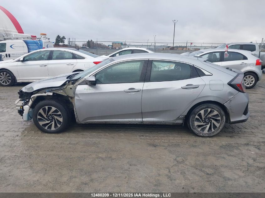 2018 Honda Civic Lx VIN: SHHFK7H24JU309295 Lot: 12480209