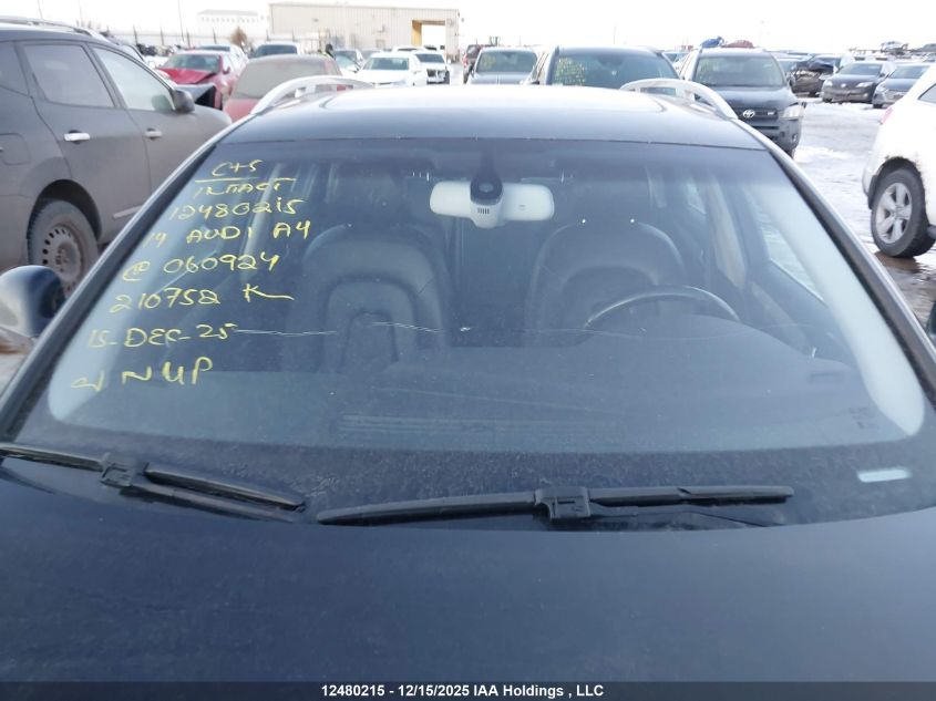 2014 Audi A4 Allroad 2.0 Technik VIN: WA1VFCFL3EA060924 Lot: 12480215