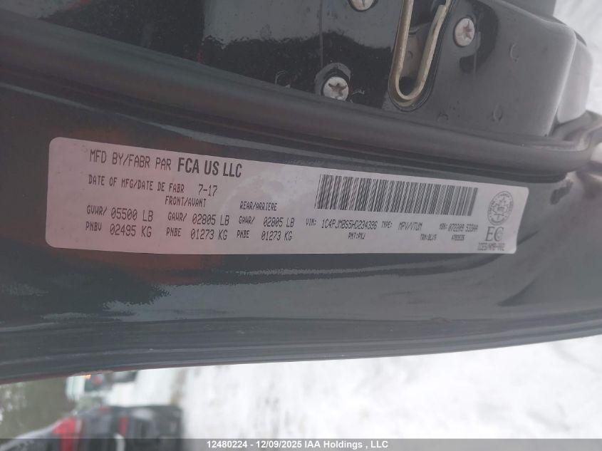 2017 Jeep Cherokee Trailhawk VIN: 1C4PJMBS5HD234396 Lot: 12480224