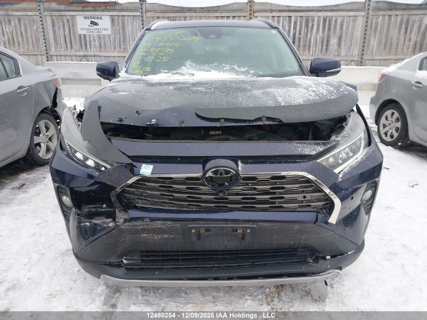 2019 Toyota Rav4 Limited VIN: 2T3D1RFV5KW018739 Lot: 12480254