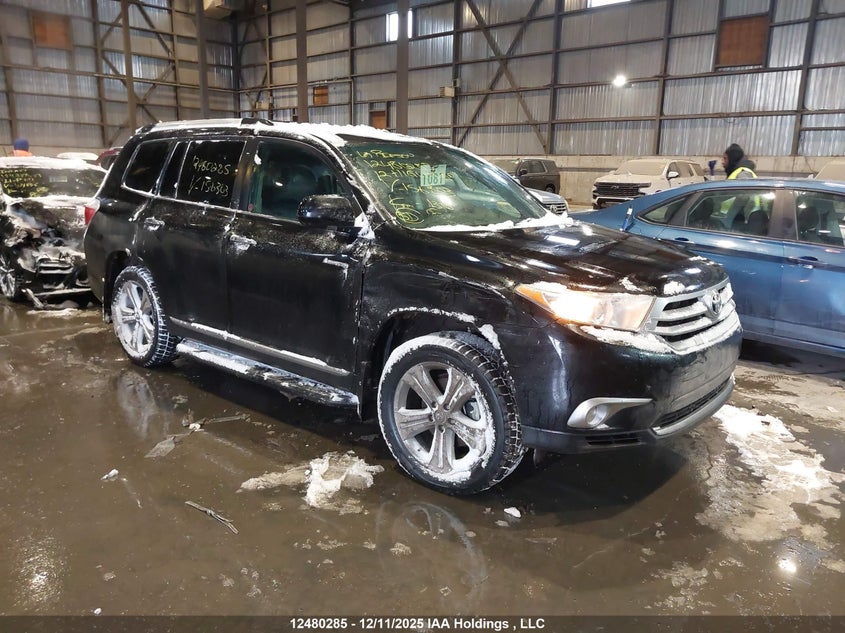 5TDDK3EHXCS156303 2012 Toyota Highlander Limited auction photo 1
