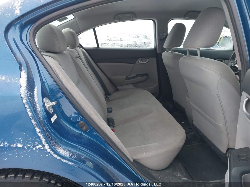 2013 Honda Civic Lx VIN: 2HGFB2E4XDH024496 Lot: 12480287