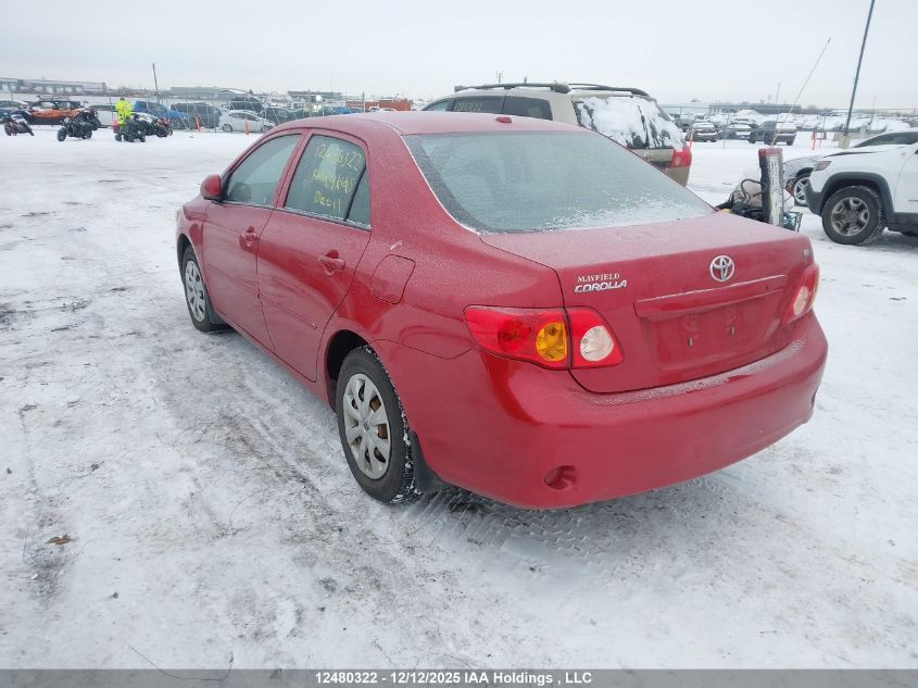 2009 Toyota Corolla S/Le/Xle VIN: 2T1BU40E79C021298 Lot: 12480322