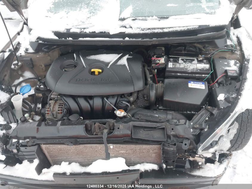 2016 Hyundai Elantra VIN: KMHDH4AE1GU623587 Lot: 12480334