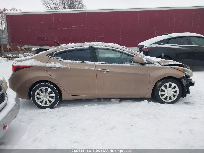 2016 Hyundai Elantra VIN: KMHDH4AE1GU623587 Lot: 12480334