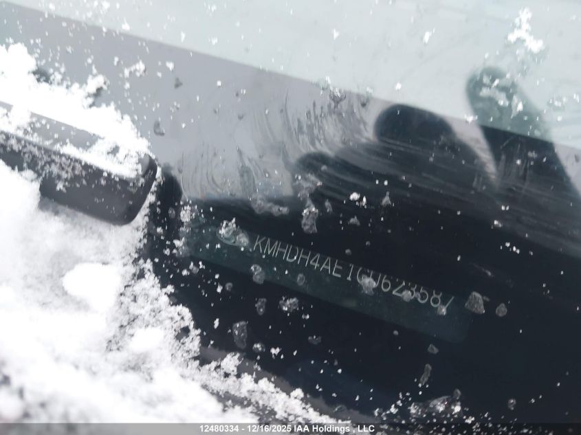 2016 Hyundai Elantra VIN: KMHDH4AE1GU623587 Lot: 12480334