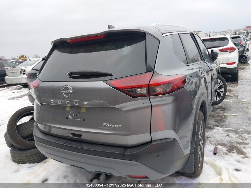 2023 Nissan Rogue Sv Midnight Edition/Sv Moonroof VIN: JN8BT3BB6PW199017 Lot: 12480354