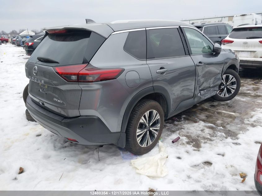 2023 Nissan Rogue Sv Midnight Edition/Sv Moonroof VIN: JN8BT3BB6PW199017 Lot: 12480354