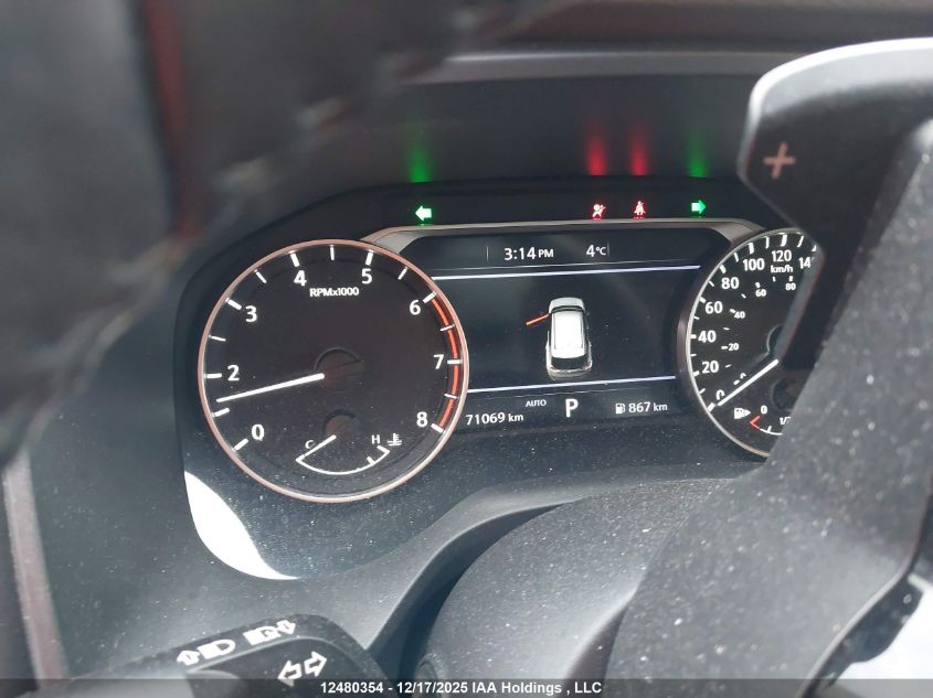 2023 Nissan Rogue Sv Midnight Edition/Sv Moonroof VIN: JN8BT3BB6PW199017 Lot: 12480354