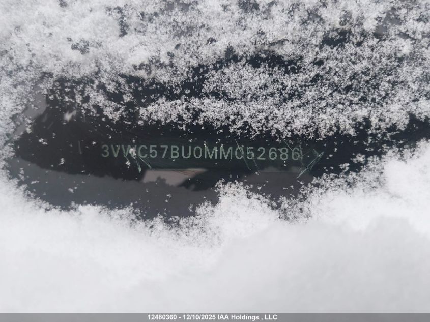 2021 Volkswagen Jetta Comfortline VIN: 3VWC57BU0MM052686 Lot: 12480360