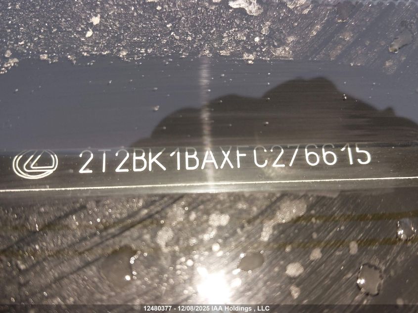 2015 Lexus Rx 350/Base/F Sport VIN: 2T2BK1BAXFC276615 Lot: 12480377