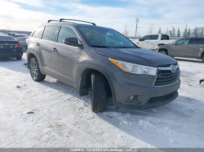 5TDJCRFH8GS016760 2016 Toyota Highlander Hybrid Xle auction photo 1