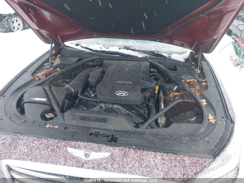 2015 Hyundai Genesis 3.8 Luxury VIN: KMHGN4JE1FU092539 Lot: 12480419