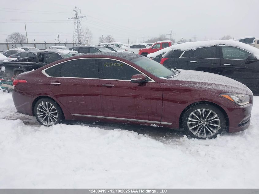 2015 Hyundai Genesis 3.8 Luxury VIN: KMHGN4JE1FU092539 Lot: 12480419