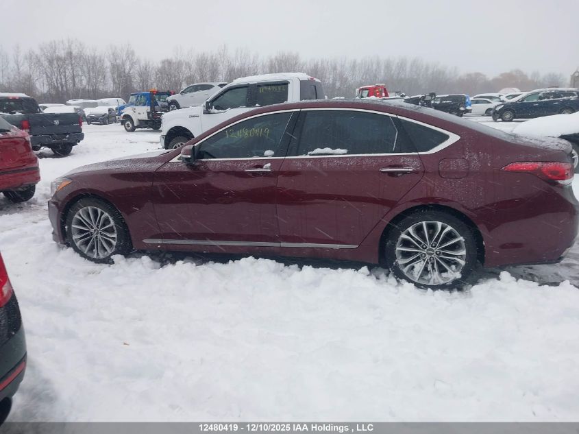 2015 Hyundai Genesis 3.8 Luxury VIN: KMHGN4JE1FU092539 Lot: 12480419