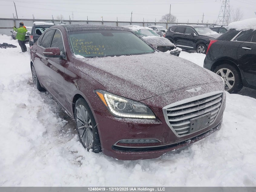 KMHGN4JE1FU092539 2015 Hyundai Genesis 3.8 Luxury auction photo 1