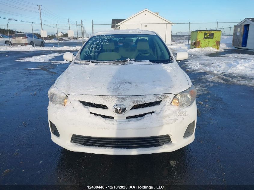 2012 Toyota Corolla S/Le VIN: 2T1BU4EE3CC754884 Lot: 12480440