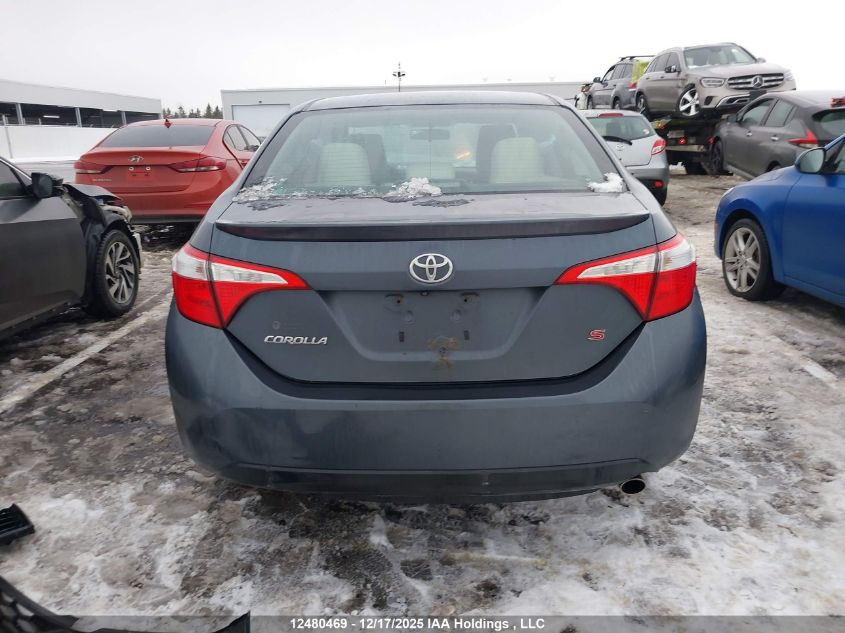 2015 Toyota Corolla S VIN: 2T1BURHE4FC414687 Lot: 12480469