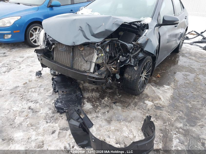 2015 Toyota Corolla S VIN: 2T1BURHE4FC414687 Lot: 12480469