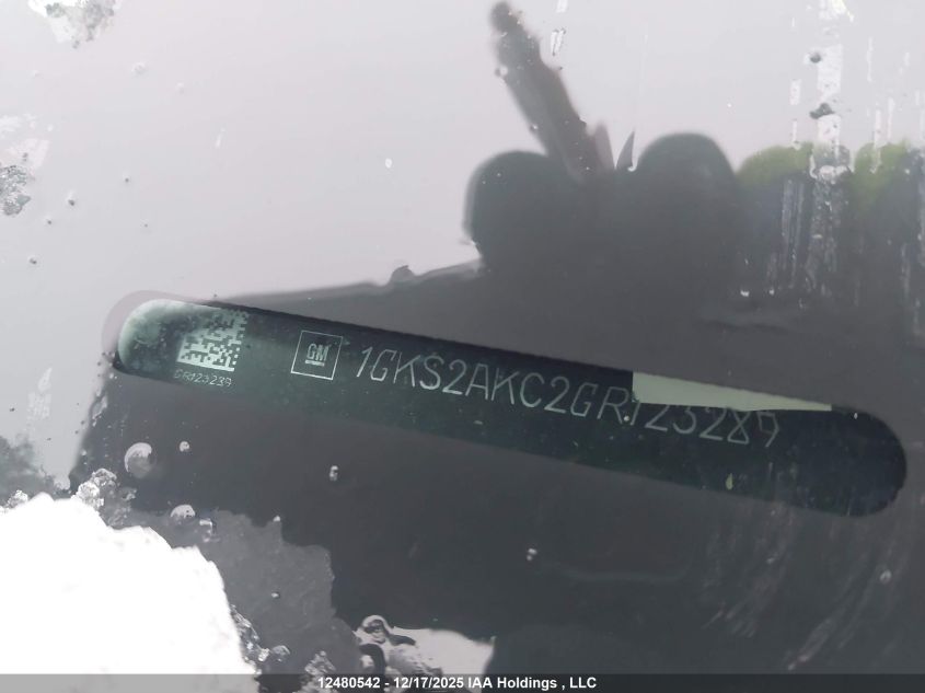 2016 GMC Yukon Sle VIN: 1GKS2AKC2GR123289 Lot: 12480542