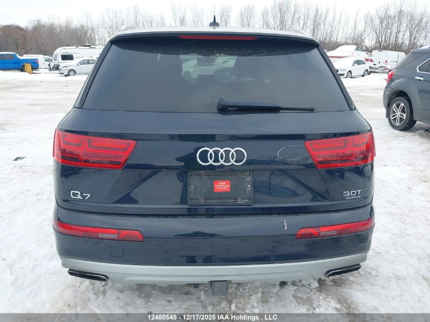 2017 Audi Q7 3.0T Progressiv VIN: WA1LAAF76HD048993 Lot: 12480548