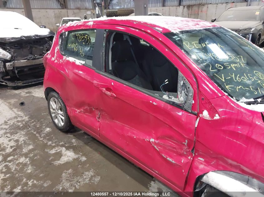 2020 Chevrolet Spark 1Lt Cvt VIN: KL8CD6SA6LC460155 Lot: 12480557